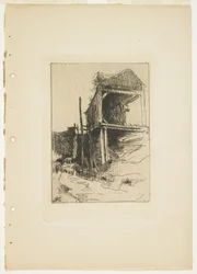 Die verlassene Mühle, 1888-1889