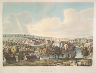 Matteawan. Industriestadt, in der Nähe von Fishkill Landing, N. York