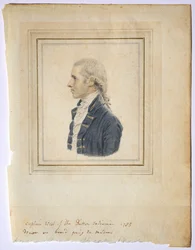 Porträt von Sir Captain West von der Dutton Indiaman