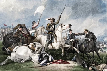 „Cromwell in der Schlacht von Marston Moor“, 1886