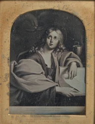 Kopie des Gemäldes St. Johannes der Evangelist von Domenichino