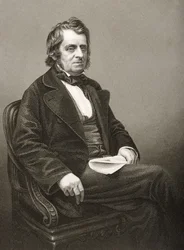 John Arthur Roebuck (1801-79), graviert von D.J. Pound nach einem Foto, aus 