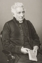 John Lonsdale (1788-1867) graviert von D.J. Pound nach einem Foto, aus 