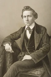 Paul Charles Morphy (1837-84) gestochen von D.J. Pound nach einem Foto, aus 