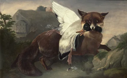 Fuchs und Gans, um 1835