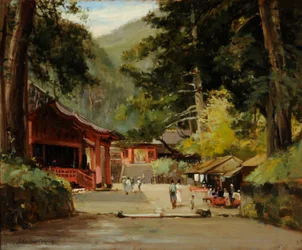 Eingang zum Mausoleum von Jyemiten, Nikko, Japan