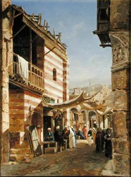 Die Schule in der Nähe der Babies-Sharouri, Kairo