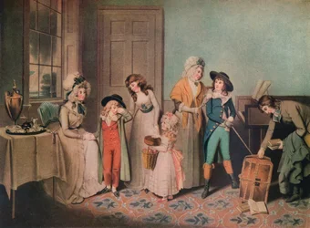 Schwarzer Montag oder Der Aufbruch zur Schule, 1790, 1919