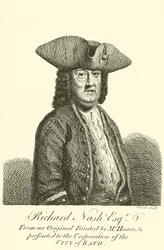 Richard Nash, bekannt als Beau Nash, walisischer Dandy, Spieler und Zeremonienmeister in Bath