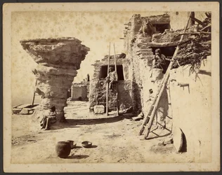 Tanzfelsen im Pueblo Walpi, Arizona