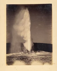 Old Faithful beim Ausbruch