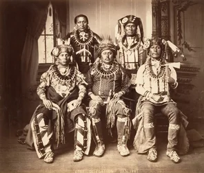 Otoe-Missouria Delegation, 1881