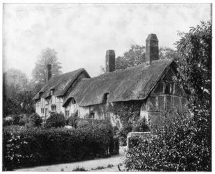 Anne Hathaways Cottage, Stratford-On-Avon, England, spätes 19. Jahrhundert