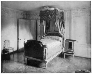 Boudoir von Marie Antoinette, Trianon, Versailles, späte 19. Jahrhundert