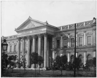 Nationalkongress, Santiago, Chile, spätes 19. Jahrhundert.
