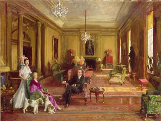 Lord Duveen von Millbank zu Hause