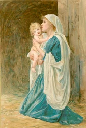 Die Jungfrau Maria mit Jesus