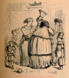 Coriolanus verabschiedet sich von seiner Frau und Familie, 1852
