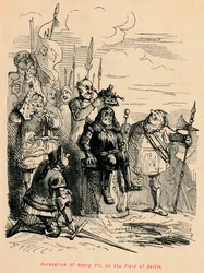 Krönung von Heinrich VII. auf dem Schlachtfeld