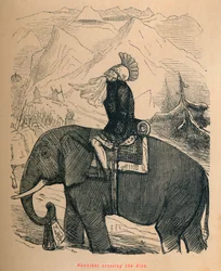 Hannibal überquert die Alpen, 1852