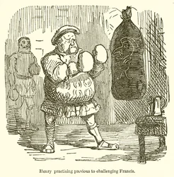 Henry übt vor der Herausforderung von Francis