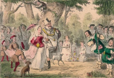 Heinrich VIII. und seine Königin beim Maifest, 1850