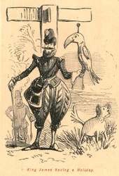 König James im Urlaub, 1897