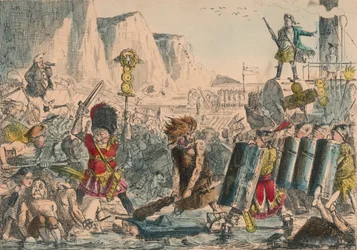 Landung von Julius Caesar, 1850