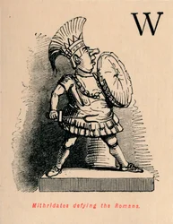 Mithridates trotzt den Römern, 1852