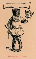Eine Krone aufheben