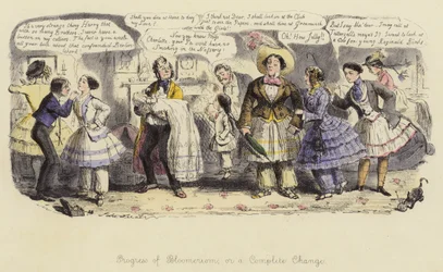 Fortschritt des Bloomerismus, oder eine vollständige Veränderung