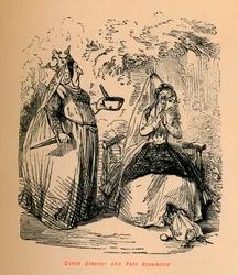 Königin Eleanor und Fair Rosamond, um 1860