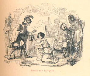 Rowena und Vortigern, ca. 1860