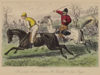 Das große Match zwischen Mr Flintoff und Jack Rogers