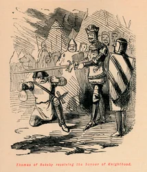 Thomas von Rokeby erhält die Ritterwürde