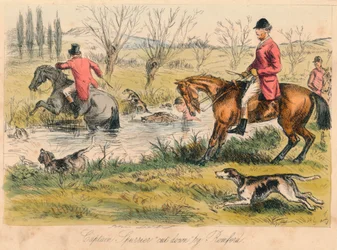 Captain Spurrier von Romford niedergeschlagen, 1865