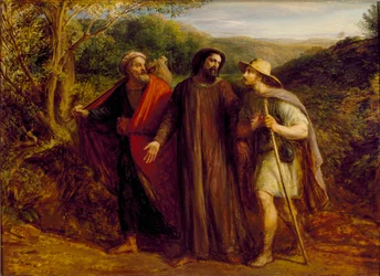 Christus erscheint den zwei Jüngern auf dem Weg nach Emmaus, 1835