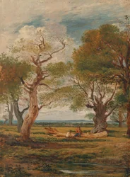 Landschaft mit Figuren