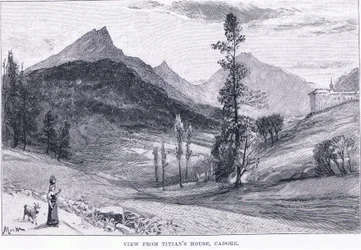 Blick aus Tizians Haus, aus The Magazine of Art 1893, Cassell and Company