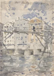 Die kleine Fußgängerbrücke, Meaux