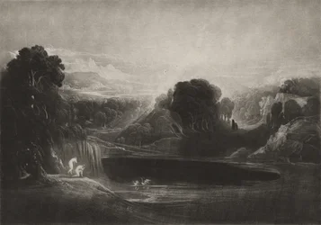 Paradies - Adam und Eva - das Morgenlied, ca. 1827