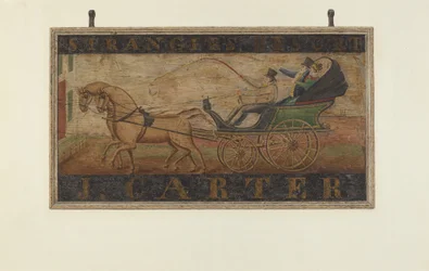 Gasthausschild: J. Carter verso