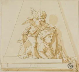 Vorläufiges Design für Denkmal für den Dichter John Gay