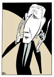 Jonathan Miller - Karikatur