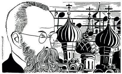 Rimsky Korsakov Porträt (Russischer Komponist)