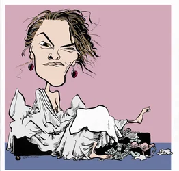 Tracey Emin, Karikatur