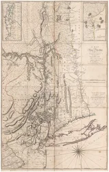 Eine Karte der Provinz New York… von Captain Montresor