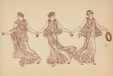 Antikes griechisches Frauenkostüm