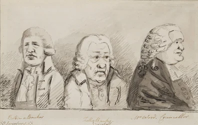Batson, ein Banker, Tulley, Banker, Mr. Wood, Ratsherr, 69 Lombard Street, Cornhill, 1790