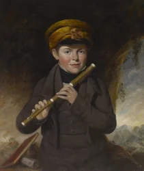 John Gurney, der kleine Flötenspieler, ca. 1800